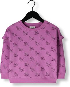 Daily Brat Paarse Trui Sassy Unicorn Sweater Lilastic