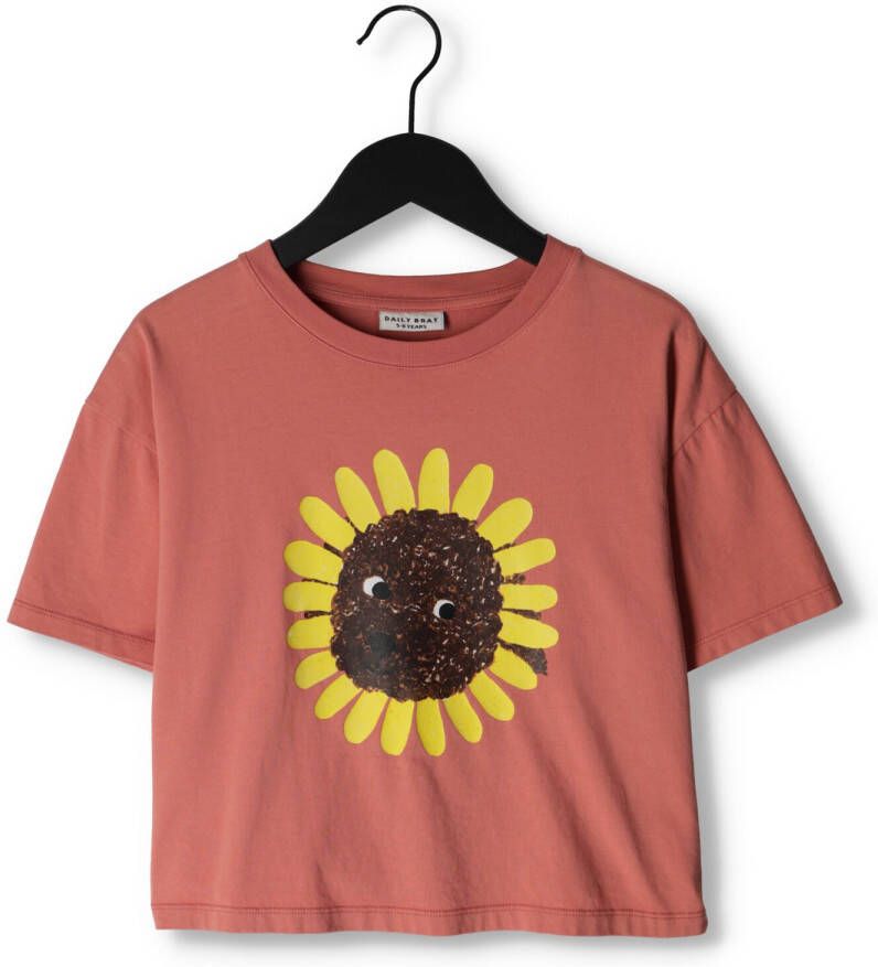 DAILY BRAT Meisjes Tops & T-shirts Sunny Dog Print T-shirt Roze