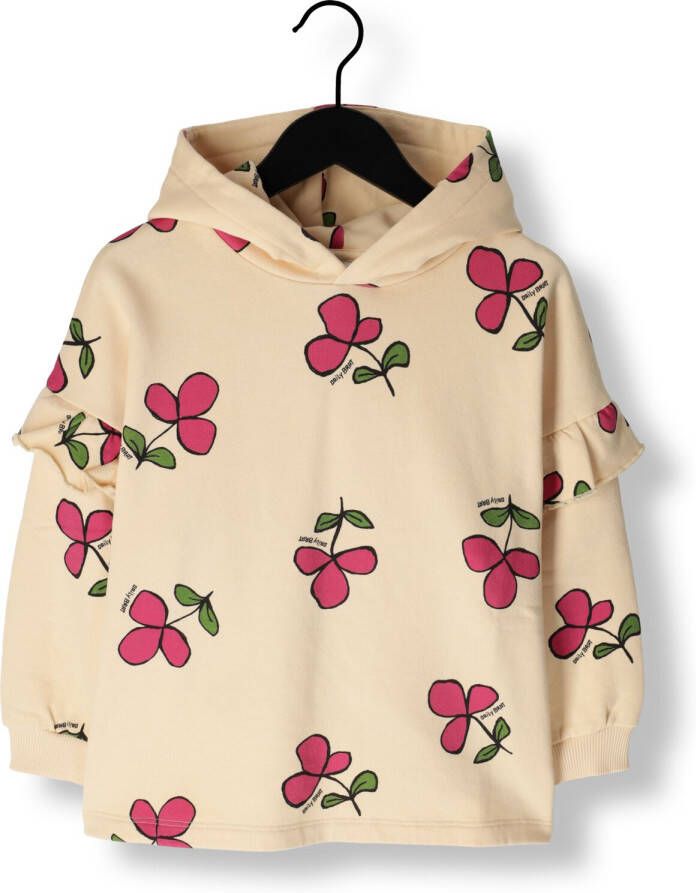 DAILY BRAT Meisjes Truien & Vesten Daily Flower Hooded Sweater Sand Zand