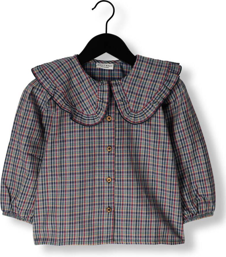 DAILY BRAT Meisjes Blouses Colby Checked Shirt Zwart