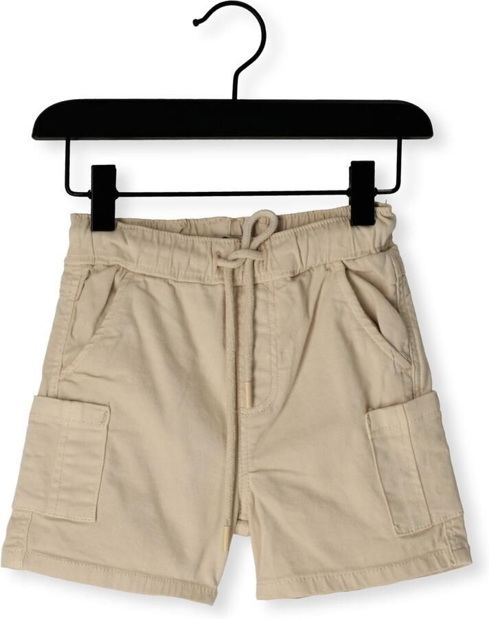 DAILY7 Jongens Broeken Canvas Cargo Shorts Zand