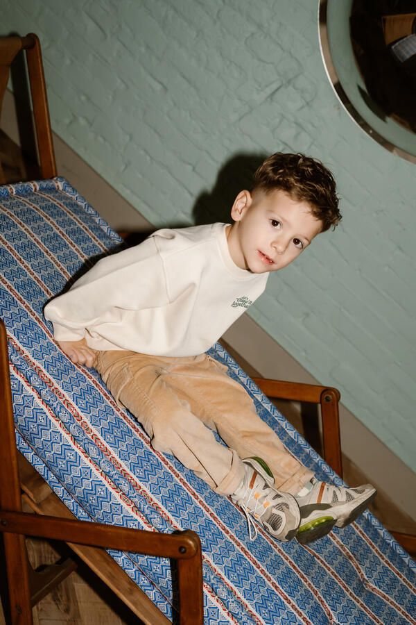 Daily7 corduroy loose casual broek lichtbruin - Foto 2