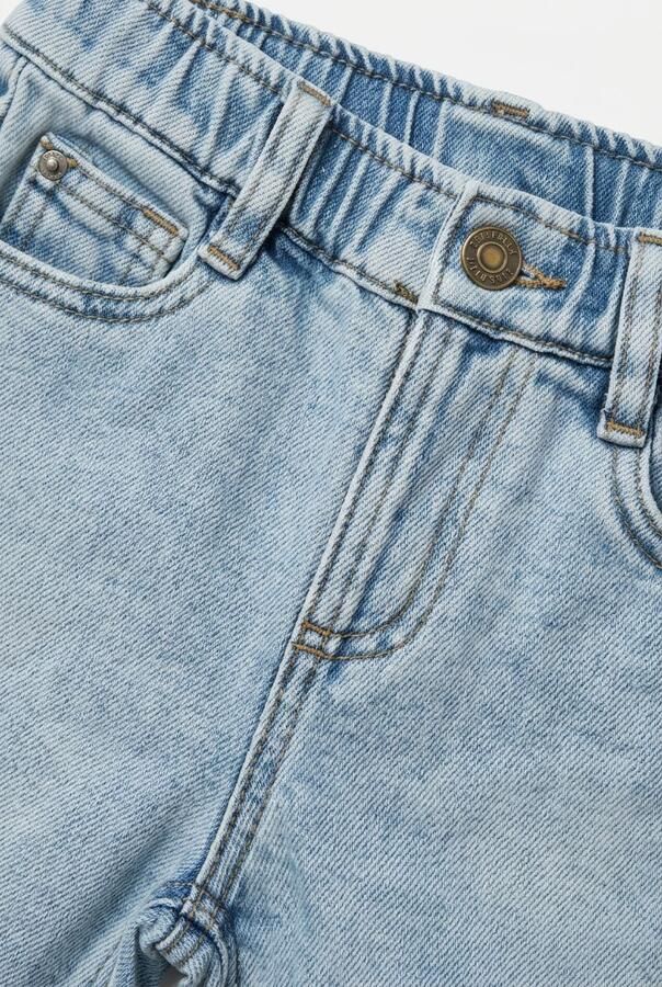 Daily7 denim baggy regular waist short light blue denim - Foto 3