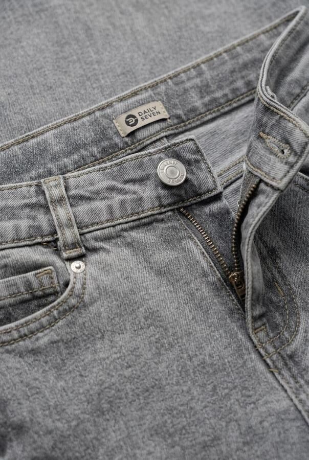 DAILY7 Jongens Broeken Denim Cargo Shorts Grijs