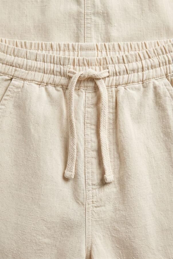 DAILY7 Jongens Broeken Linnen Short Zand