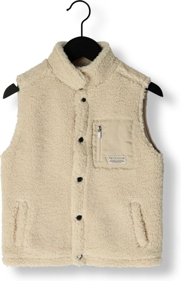 DAILY7 Jongens Jassen Bodywarmer Teddy Ecru - Foto 3