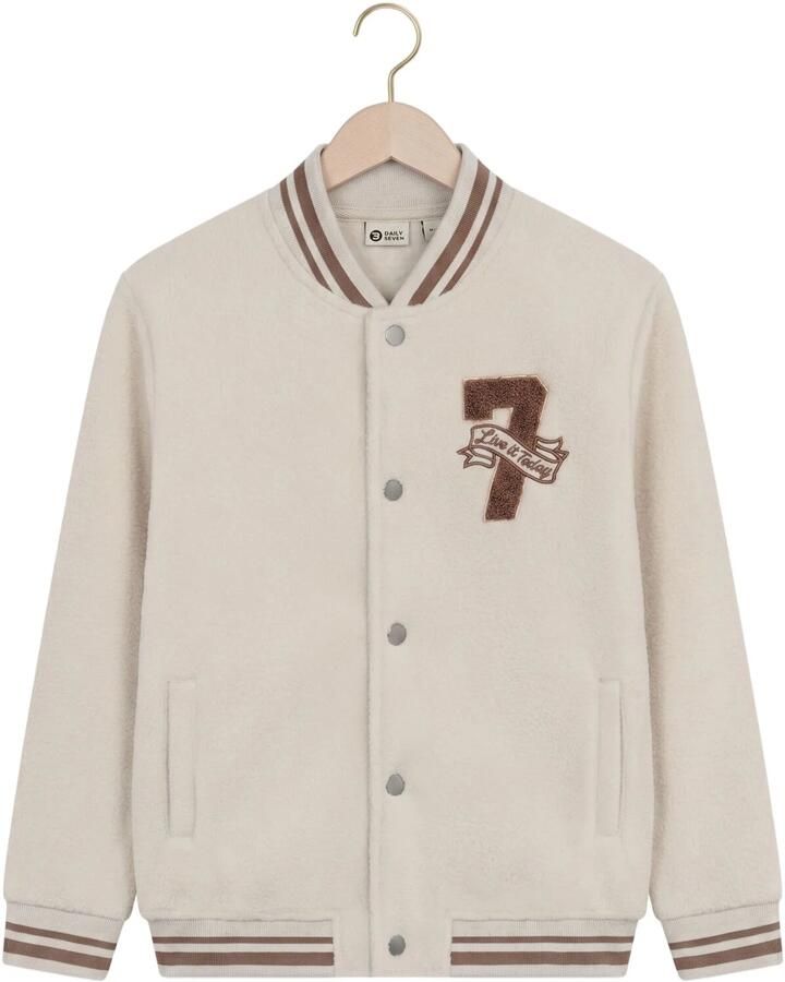 DAILY7 Jongens Jassen Oversized Bomberjacket Ecru