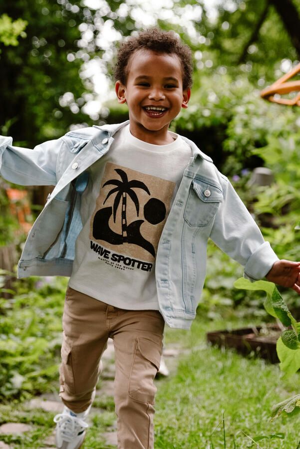 DAILY7 Jongens Jassen Oversized Denim Jacket Lichtblauw - Foto 3