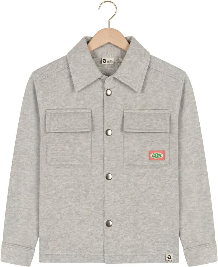 DAILY7 Jongens Jassen Shirt Jacket Lichtgrijs