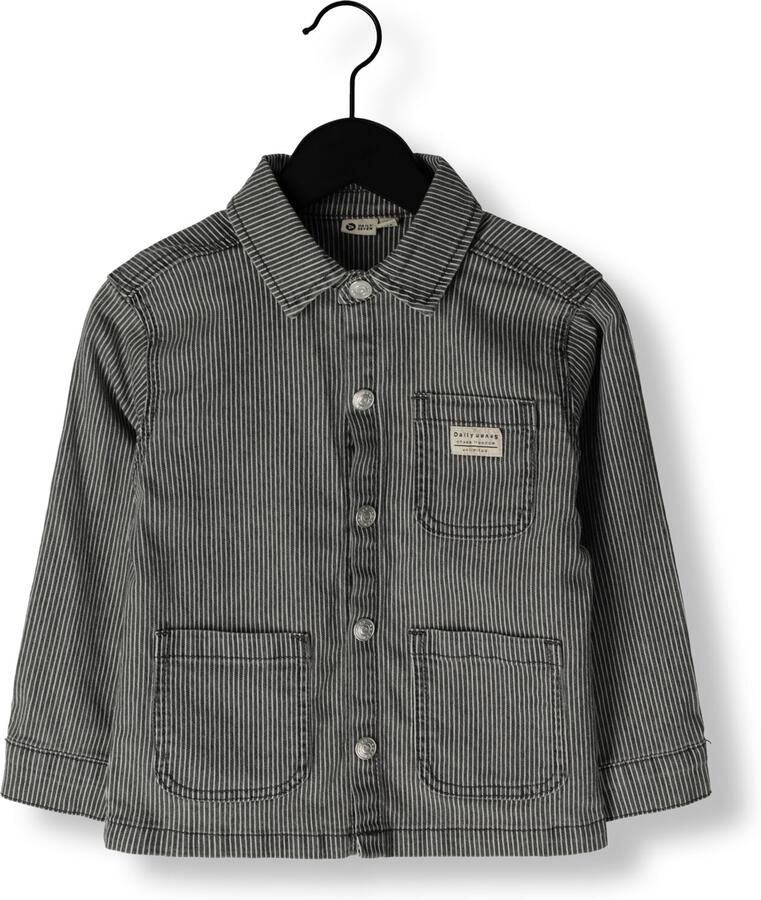 DAILY7 Jongens Jassen Shirt Stripe Antraciet - Foto 2