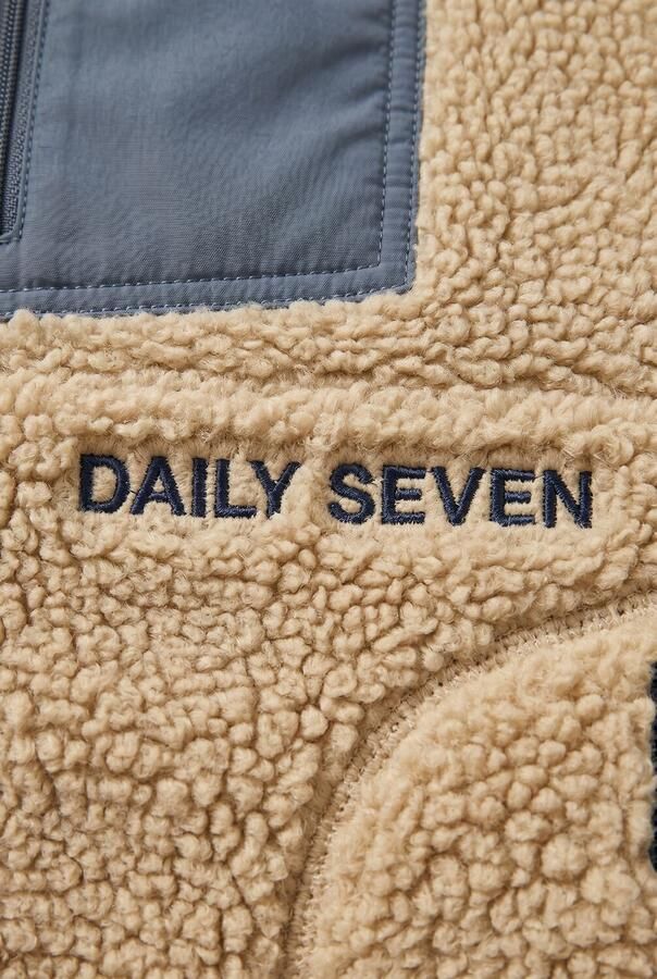 DAILY7 Jongens Jassen Teddy Jacket Beige - Foto 2