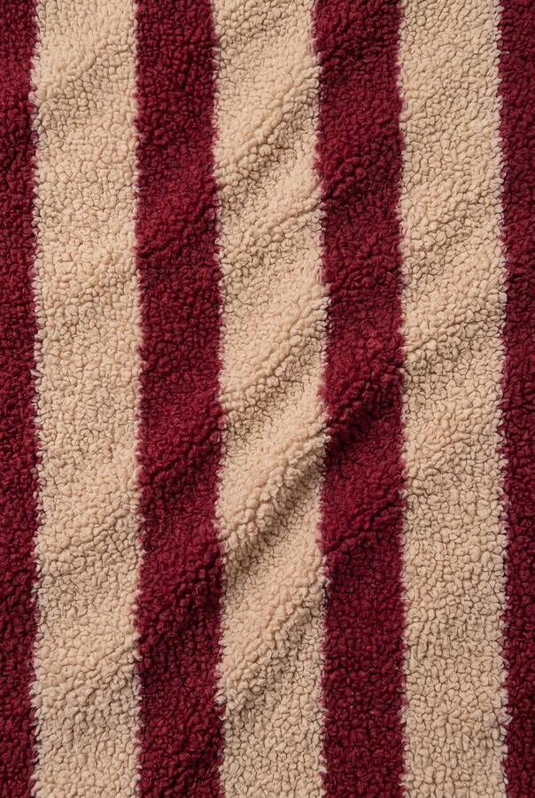 DAILY7 Jongens Jassen Teddy Jacket Striped Creme