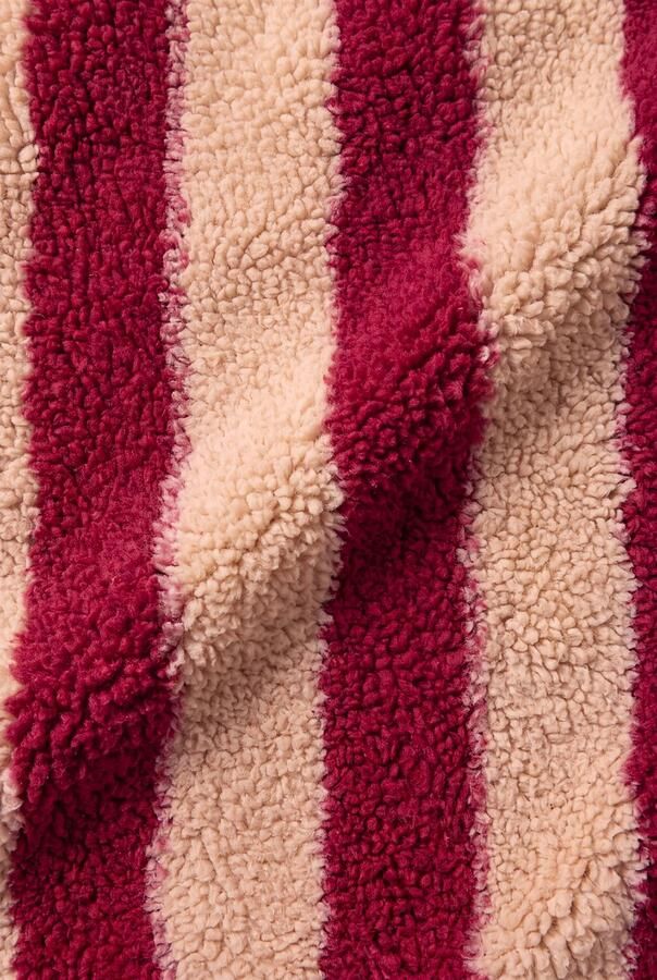 DAILY7 Jongens Jassen Teddy Jacket Striped Creme
