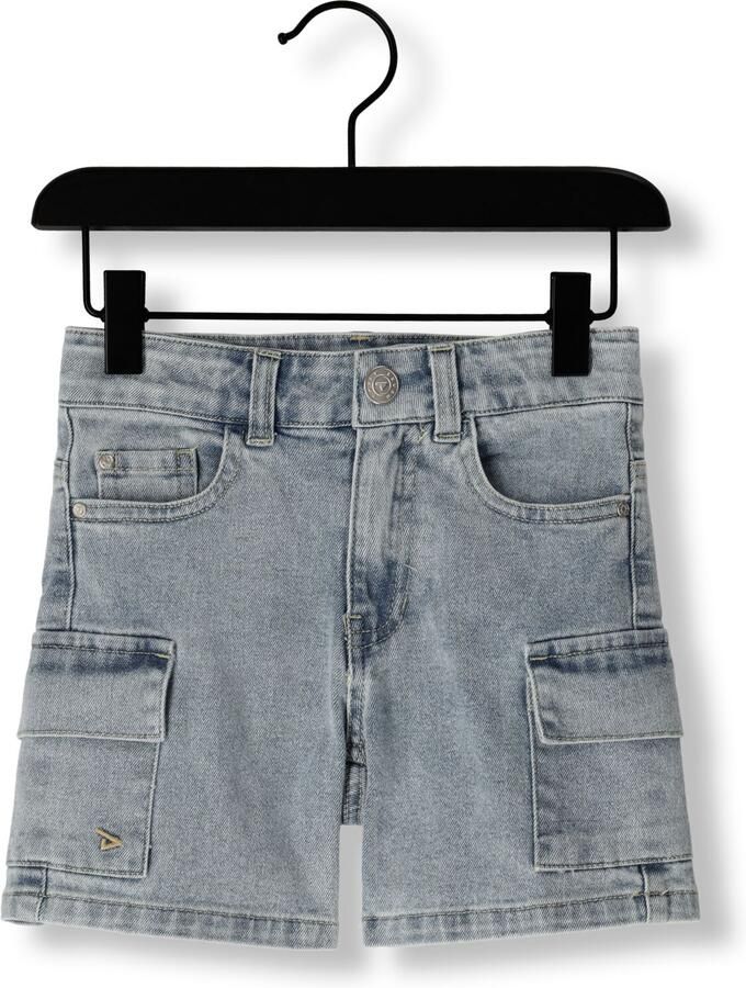 DAILY7 Jongens Jeans Cargo Denim Short Lichtblauw - Foto 3