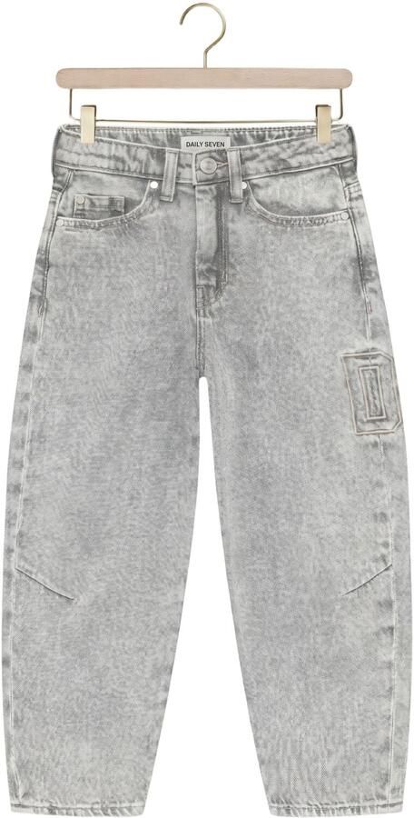 DAILY7 Jongens Jeans Denim Barrel Fit Lichtgrijs