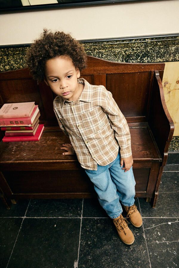 DAILY7 Jongens Jeans Denim Barrel Fit Pocket Lichtblauw - Foto 2