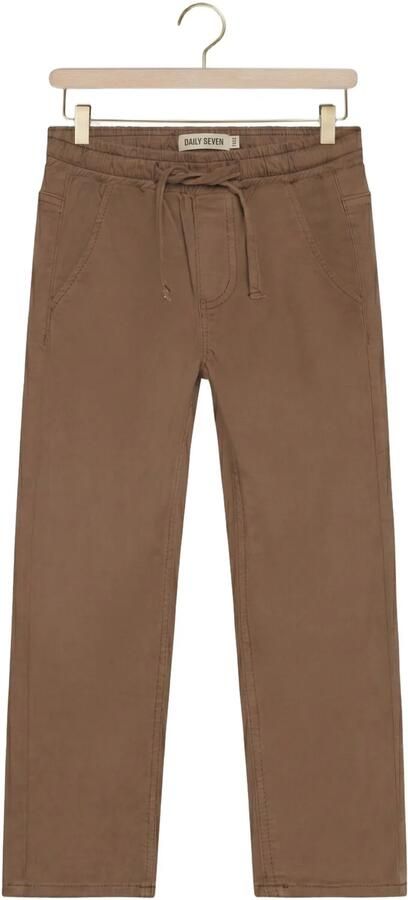 DAILY7 Jongens Jeans Straight Fit Washed Bruin