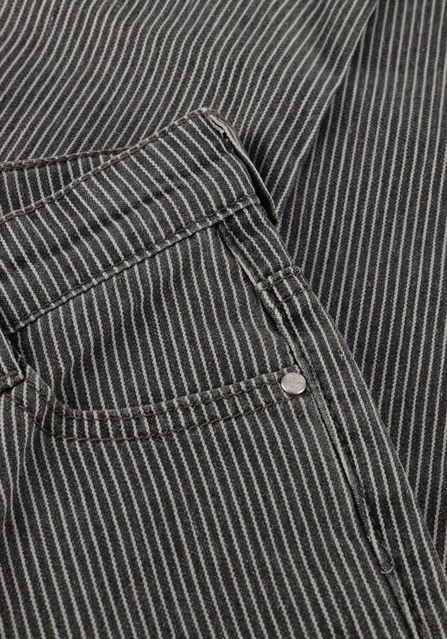 DAILY7 Jongens Jeans Straight Worker Fit Stripe Donkergrijs - Foto 2