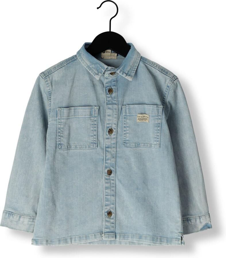 DAILY7 Jongens Overhemden Denim Shirt Backprint Lichtblauw - Foto 2