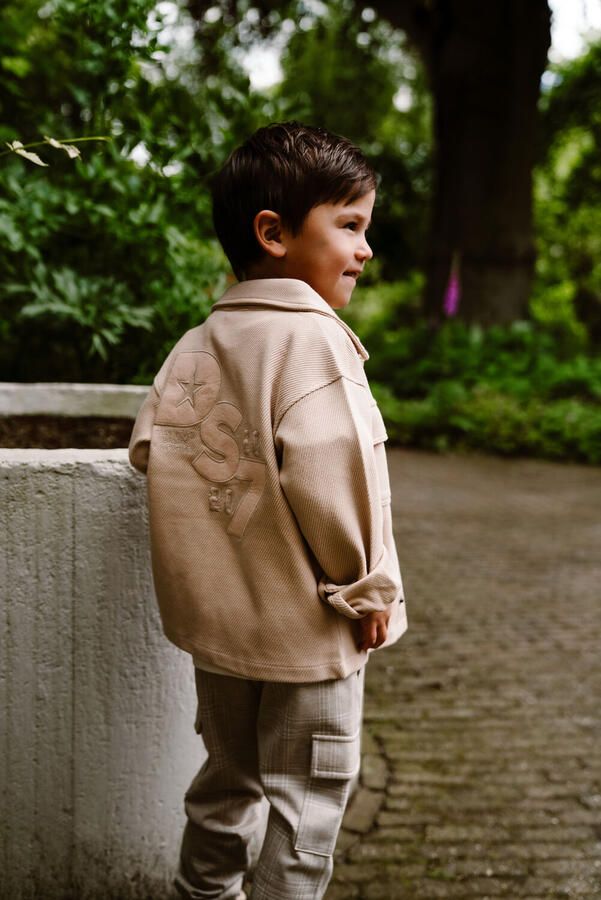 DAILY7 Jongens Overhemden Shirt Jacket Structure Camel - Foto 2