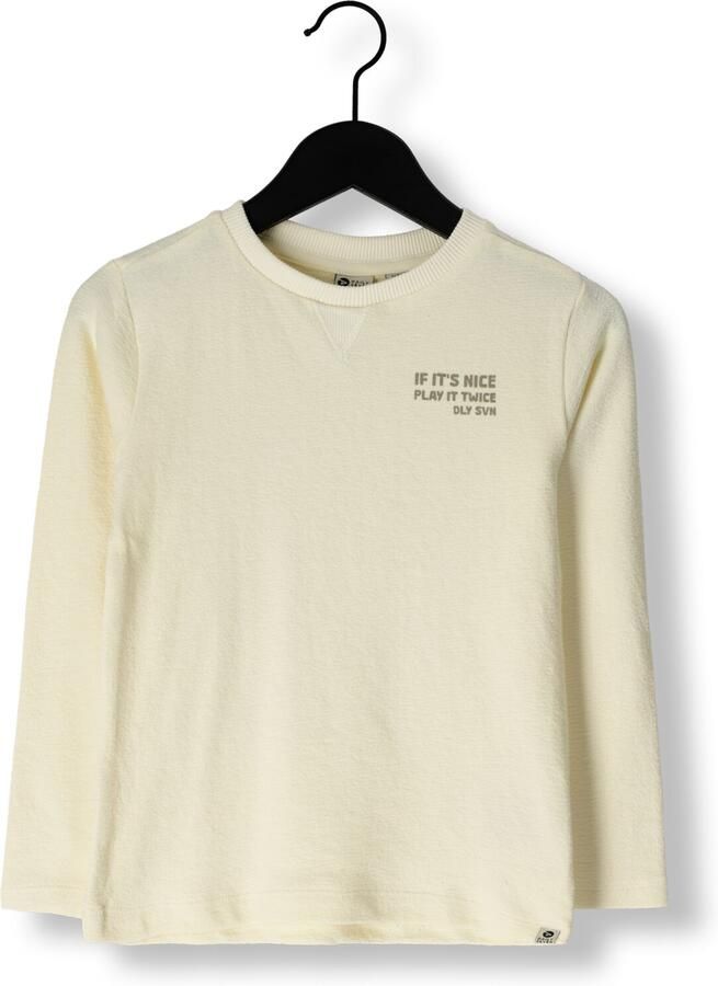 DAILY7 Jongens Polo's & T-shirts Longsleeve Backprint Creme - Foto 3