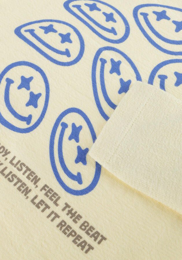 DAILY7 Jongens Polo's & T-shirts Longsleeve Backprint Creme - Foto 2