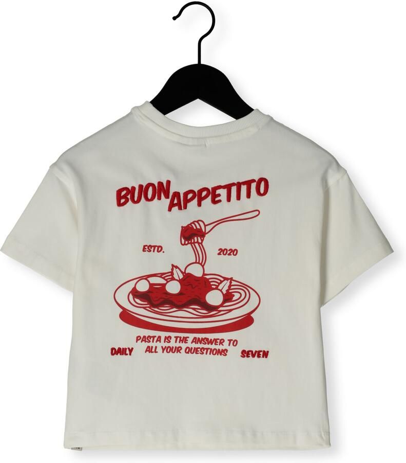 DAILY7 Jongens Polo's & T-shirts Oversied T-shirt Backprint Ecru - Foto 2
