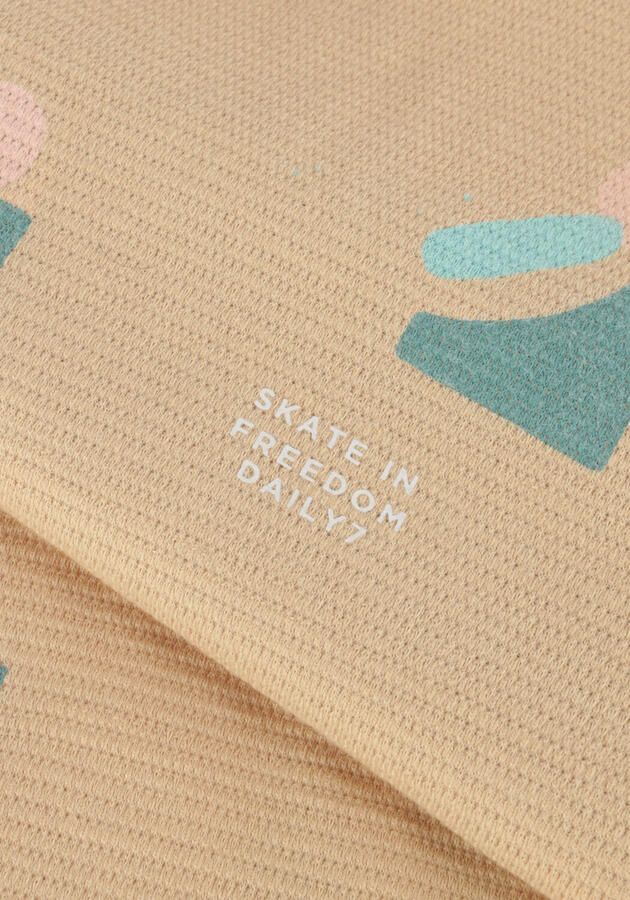 DAILY7 Jongens Polo's & T-shirts T-shirt Allover Print Beige - Foto 3