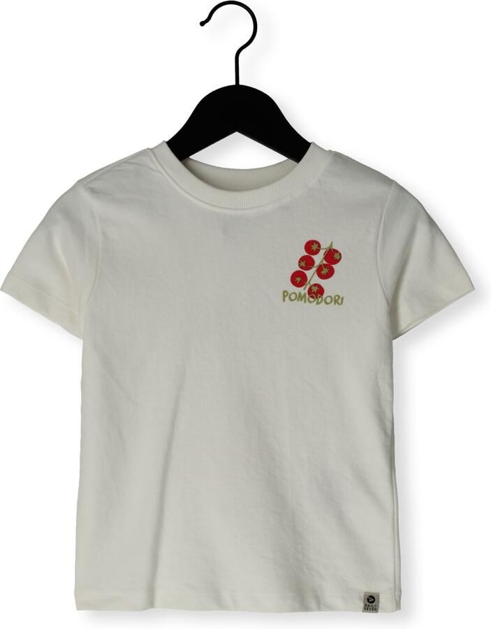 DAILY7 Jongens Polo's & T-shirts T-shirt Backprint Ecru