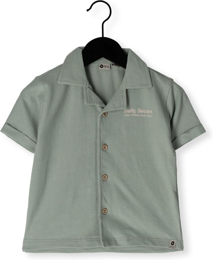 DAILY7 Jongens Polo's & T-shirts T-shirt Fancy Polo Groen
