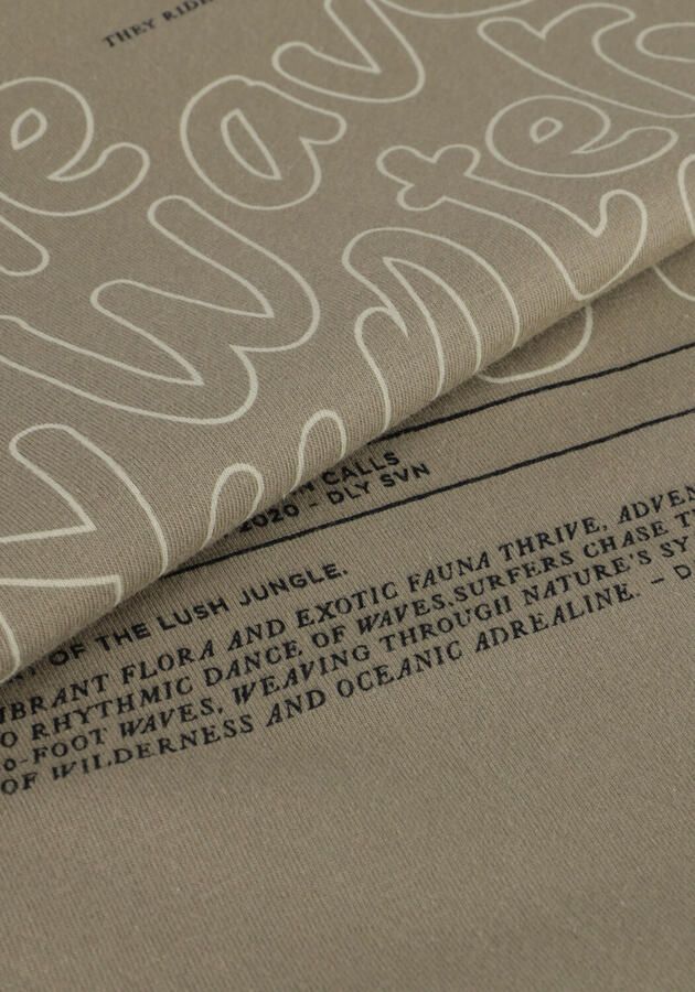 DAILY7 Jongens Polo's & T-shirts T-shirt Print Beige