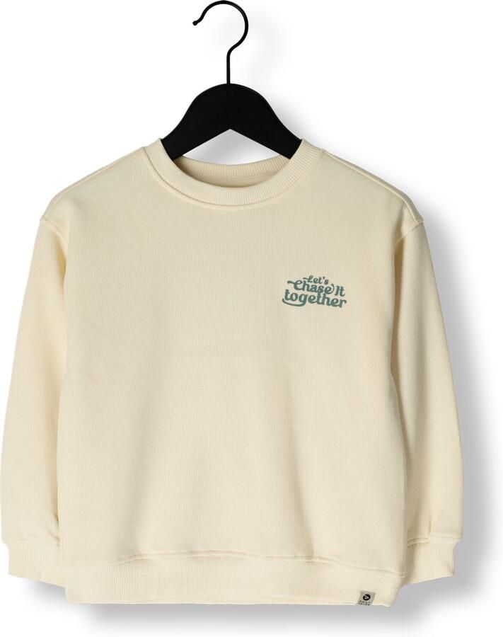DAILY7 Jongens Truien & Vesten Oversized Sweater Backprint Ecru - Foto 3