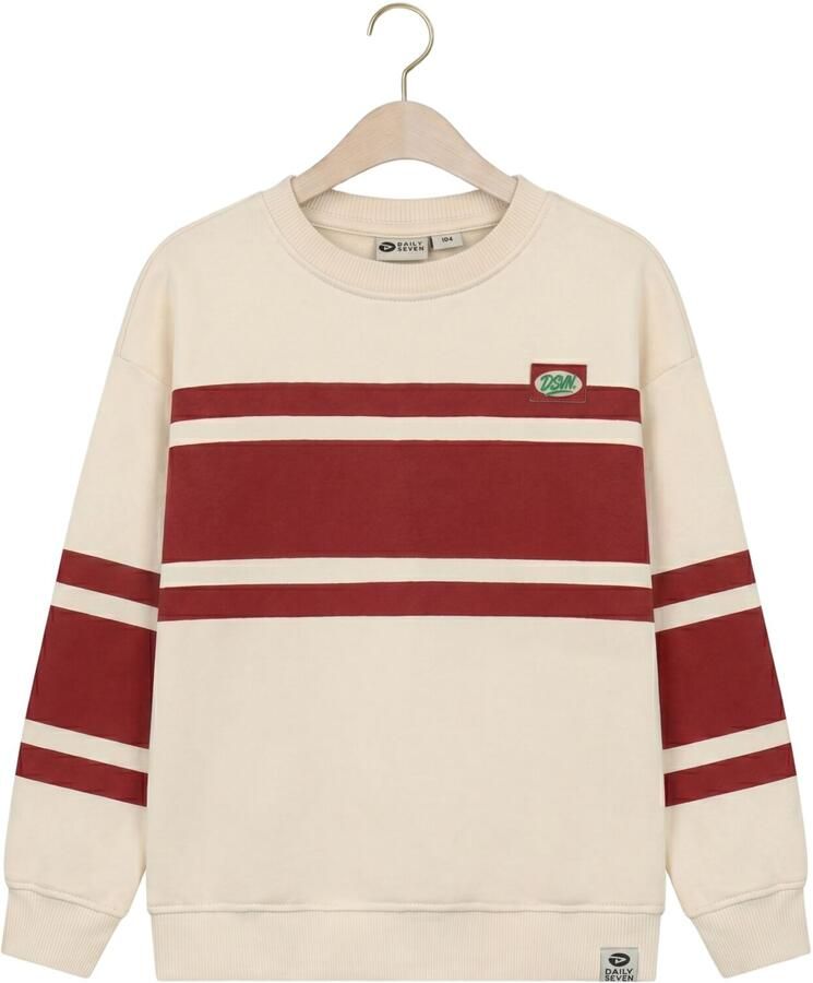 DAILY7 Jongens Truien & Vesten Oversized Sweater Brushed Zand