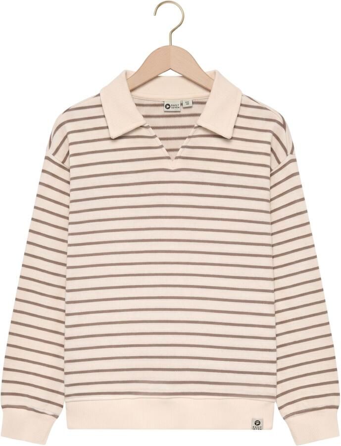 DAILY7 Jongens Truien & Vesten Oversized Sweater Collar Creme