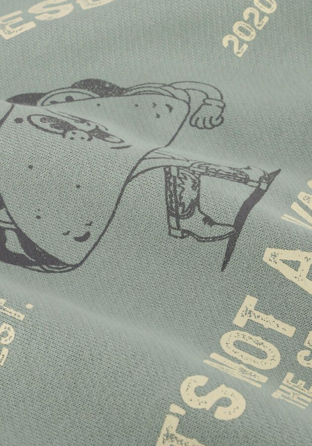 DAILY7 Jongens Truien & Vesten Oversized Sweater Print Mint - Foto 2