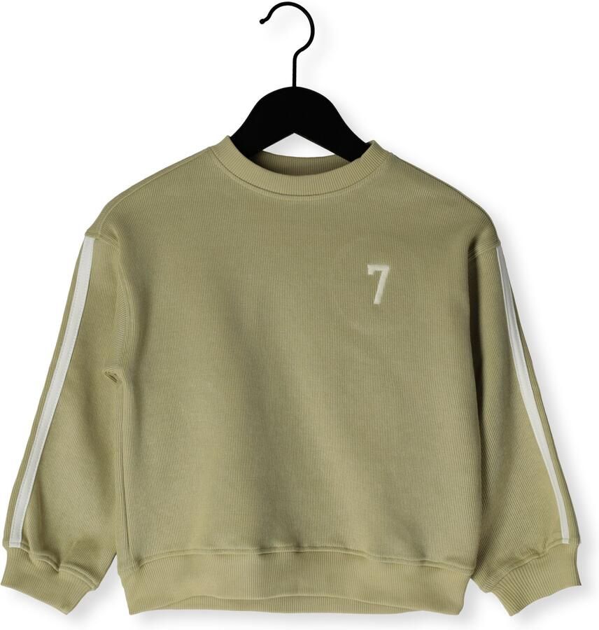 DAILY7 Jongens Truien & Vesten Oversized Sweater Tape Khaki