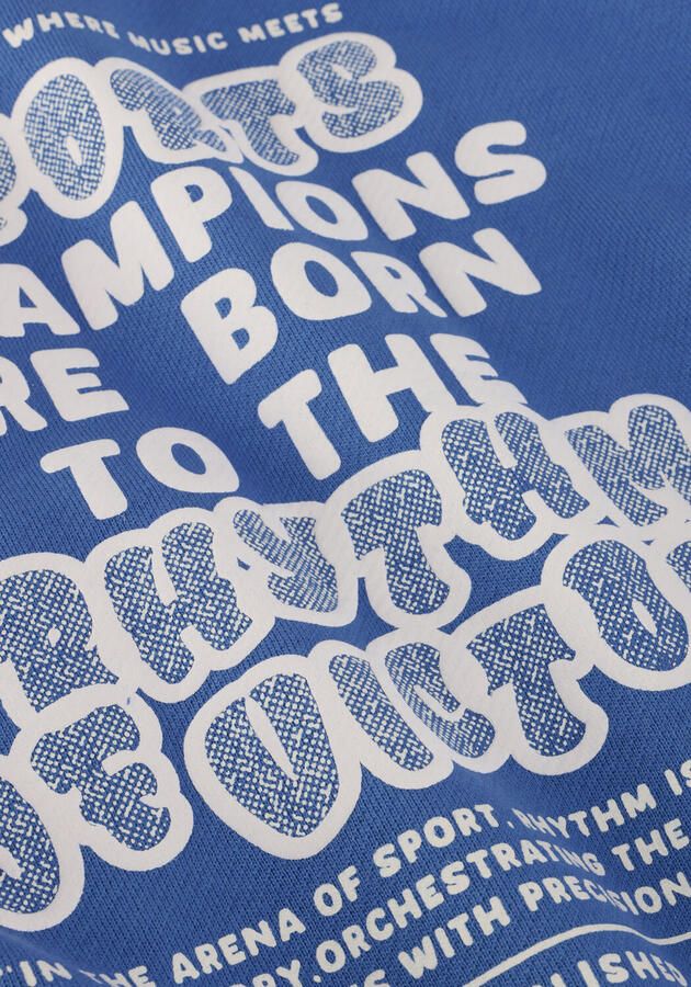 DAILY7 Jongens Truien & Vesten Oversized Sweater Textprint Blauw