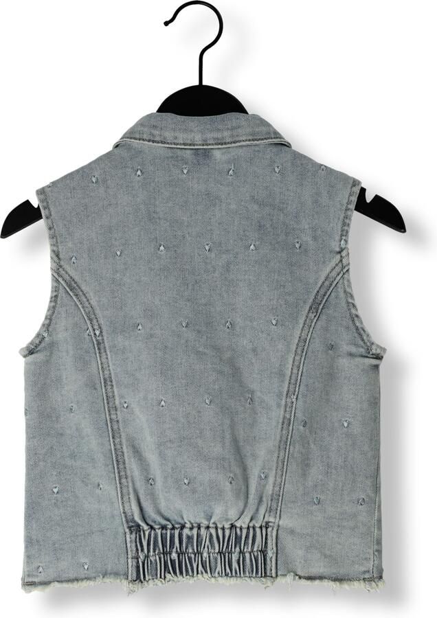 DAILY7 Meisjes Blazers Denim Gilet Allover Print Blauw - Foto 1