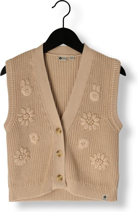 DAILY7 Meisjes Blazers Knitted Gilet Beige - Foto 2