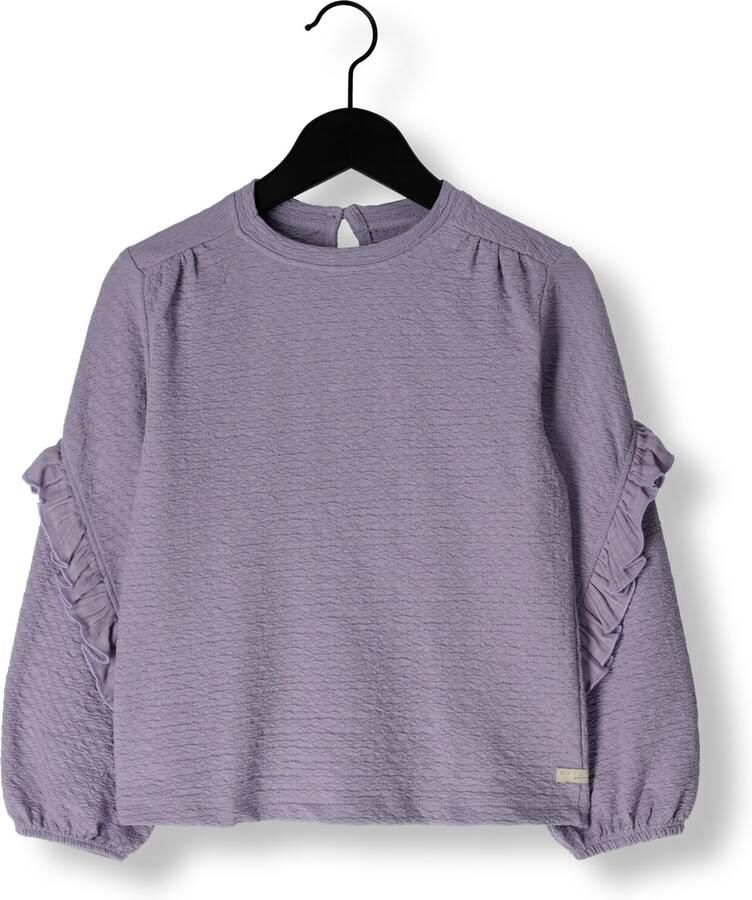 DAILY7 Meisjes Blouses Longsleeve Ruffle Lila - Foto 2