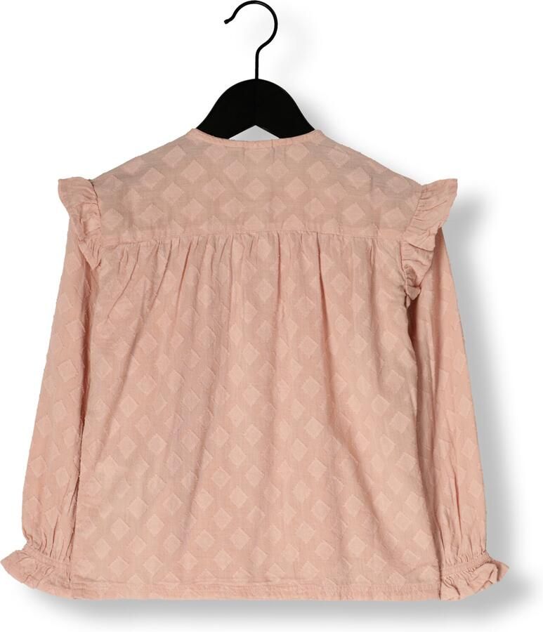 DAILY7 Meisjes Blouses Shirt Longsleeve Lichtroze