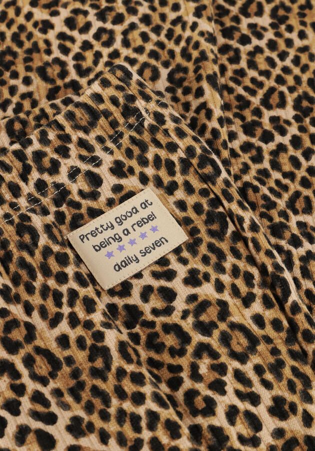 DAILY7 Meisjes Broeken Animal Flared Pants Bruin - Foto 2