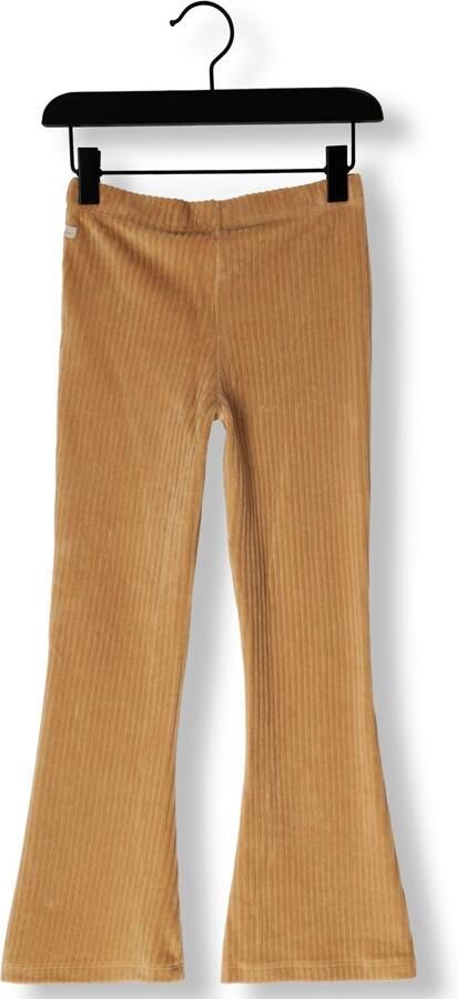 DAILY7 Meisjes Broeken Flared Velvet Pants Camel