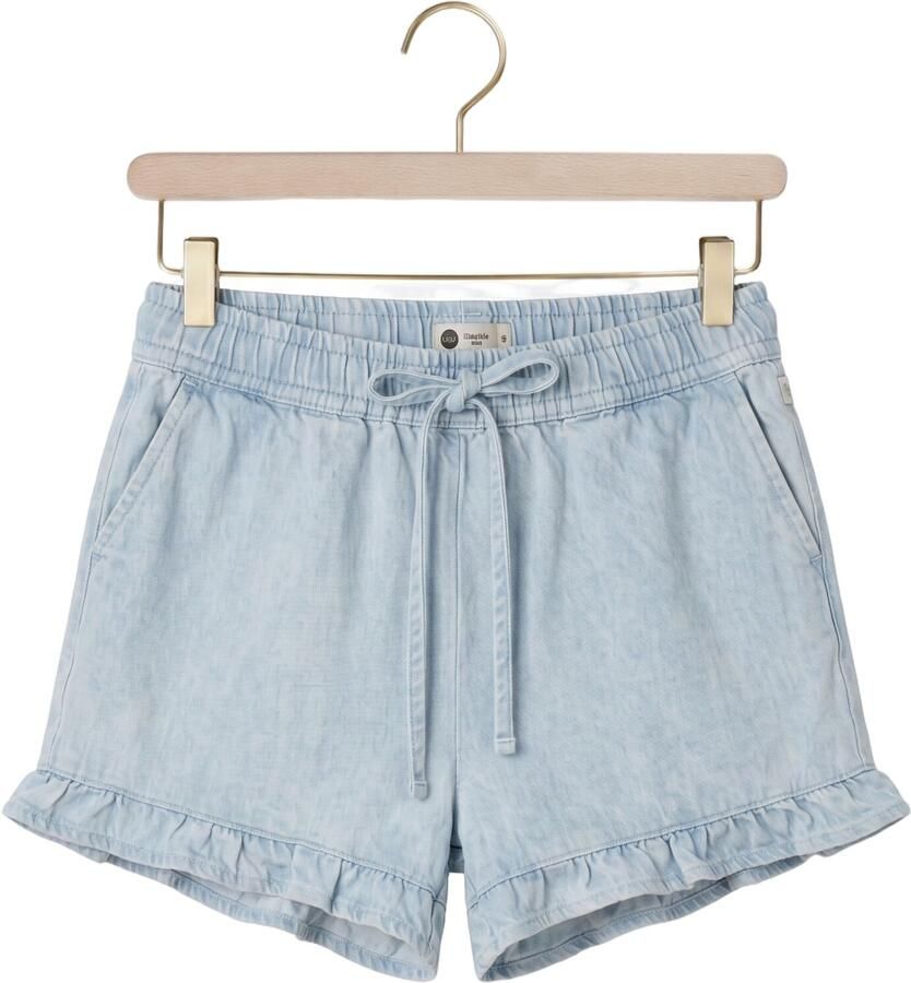 DAILY7 Meisjes Broeken Light Weight Denim Shorts Lichtblauw
