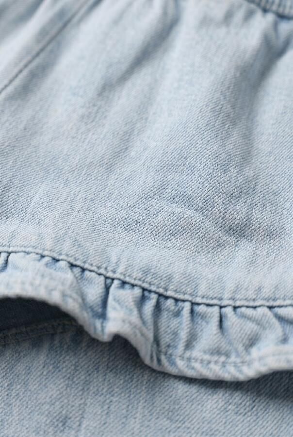 DAILY7 Meisjes Broeken Light Weight Denim Shorts Lichtblauw - Foto 3
