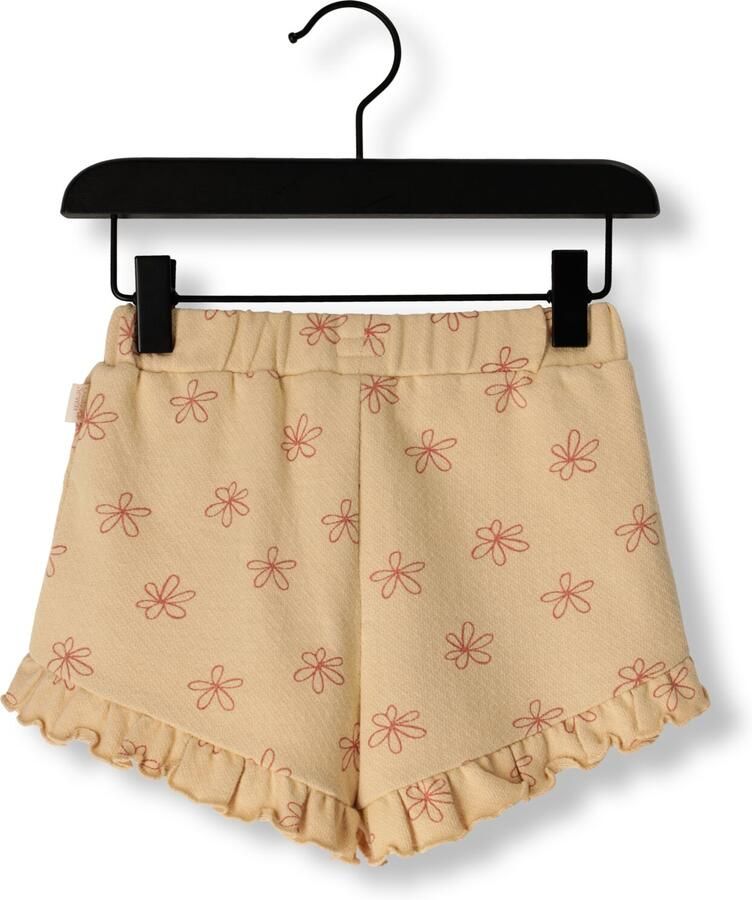 DAILY7 Meisjes Broeken Short Small Flower Beige - Foto 4