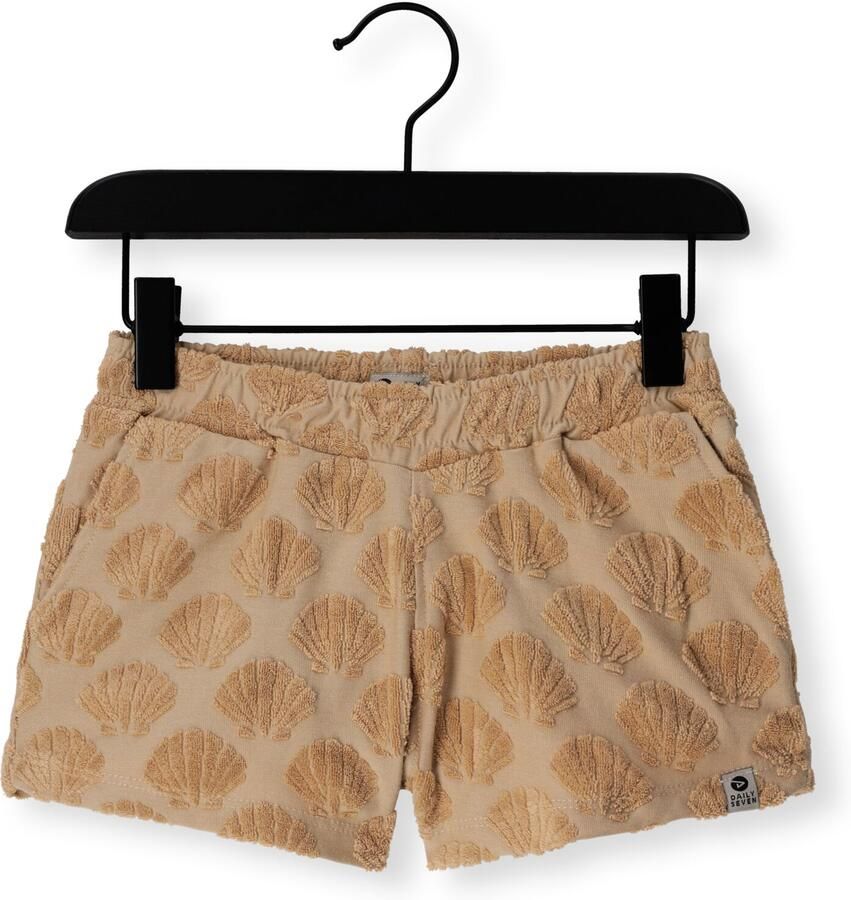DAILY7 Meisjes Broeken Terry Shorts Print Beige