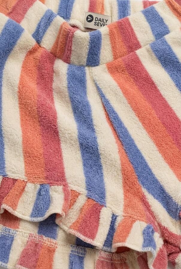 DAILY7 Meisjes Broeken Terry Shorts Striped Multi - Foto 2