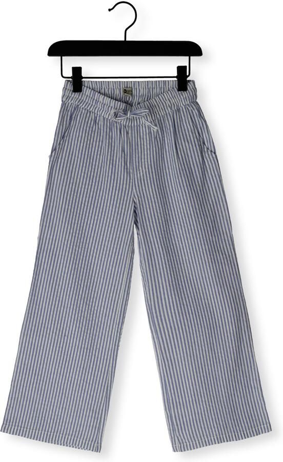 DAILY7 Meisjes Broeken Wide Pants Striped Lichtblauw