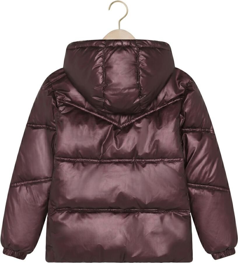 DAILY7 Meisjes Jassen Metallic Jacket Bordeaux - Foto 2